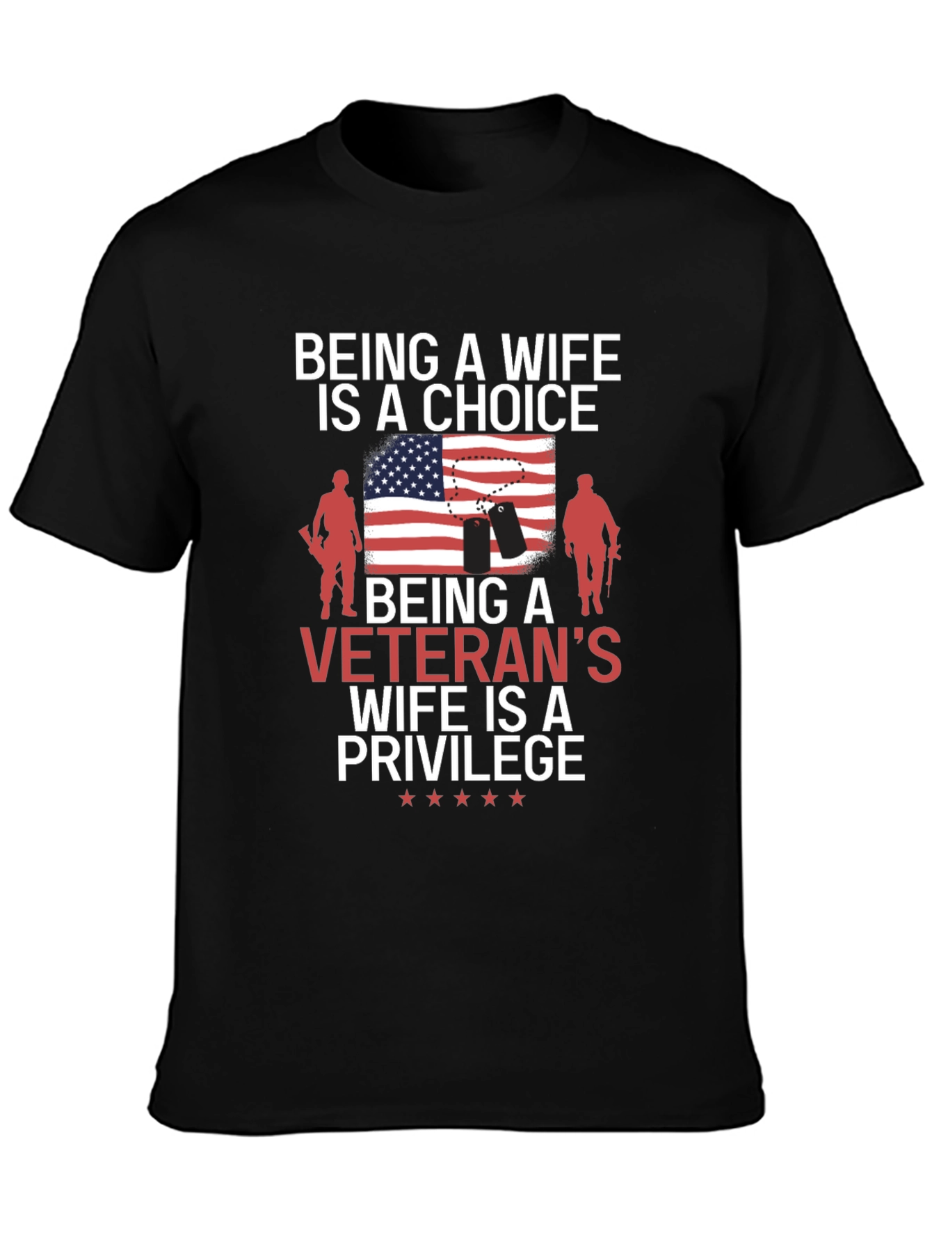 Veterans Wife Choice T-Shirt