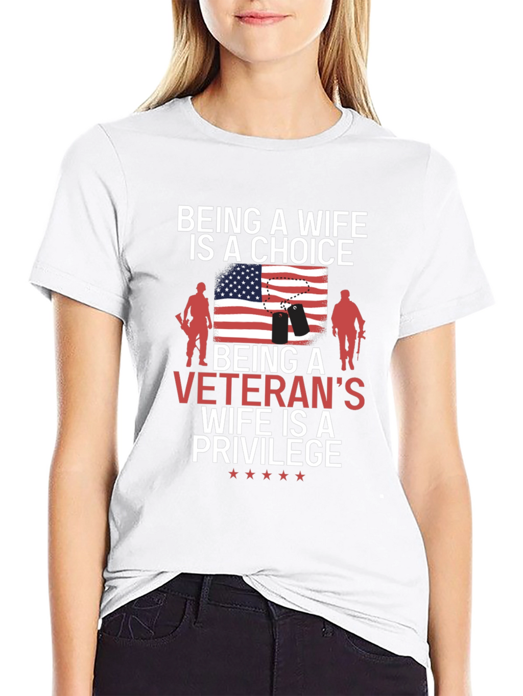 Veterans Wife Choice T-Shirt
