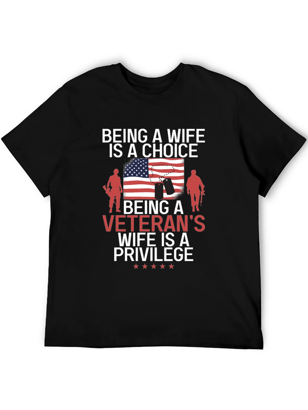 Veterans Wife Choice T-Shirt