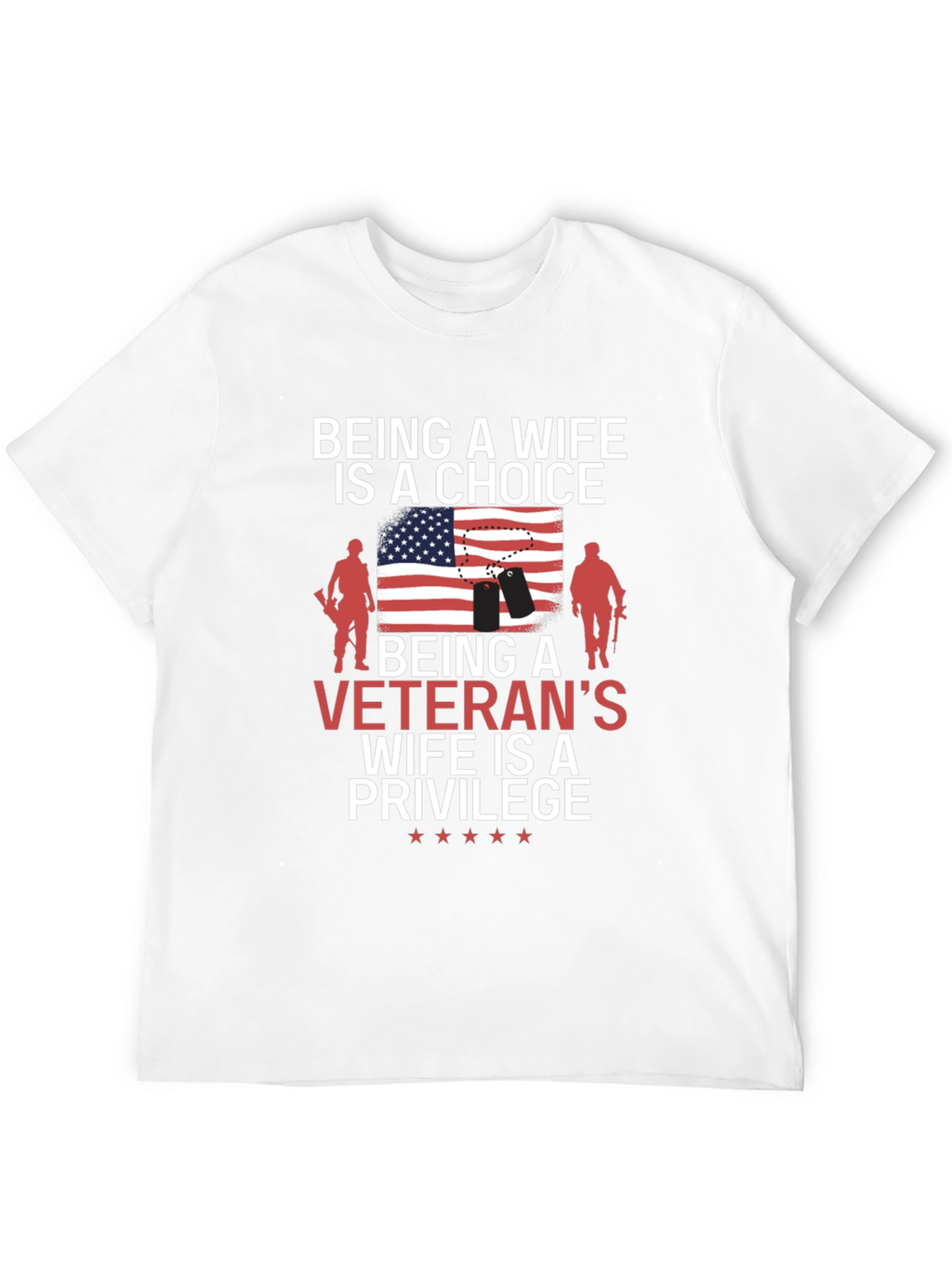Veterans Wife Choice T-Shirt