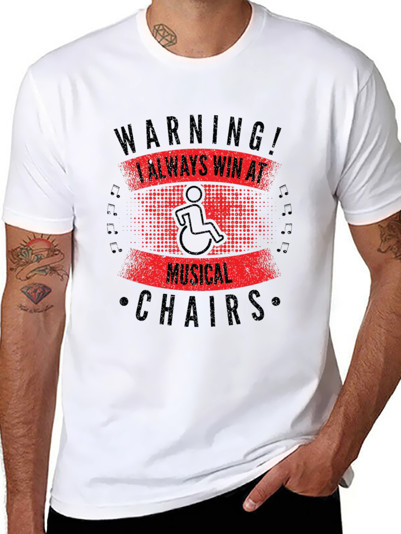 Warning! Always Win at Musical Chairs T-Shirt
