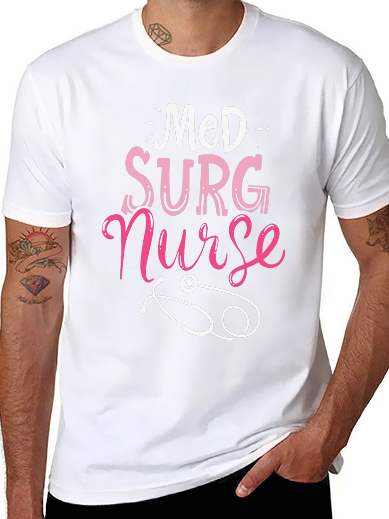 Med Surg Nurse T-Shirt - Medical Profession Apparel