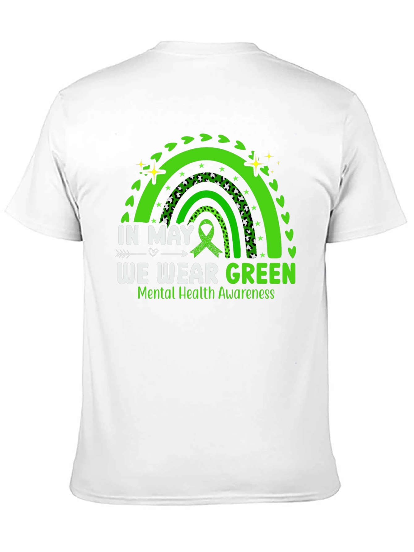 In May We Wear Green Mental Health Awareness T-Shirt