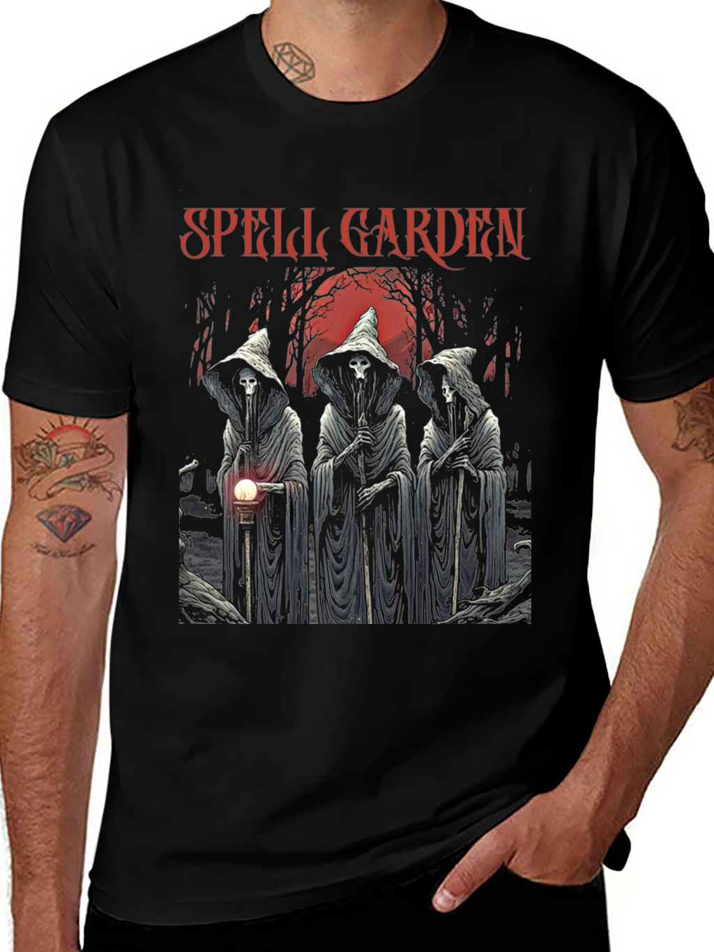 Spell Garden Grim Reaper Graphic T-Shirt