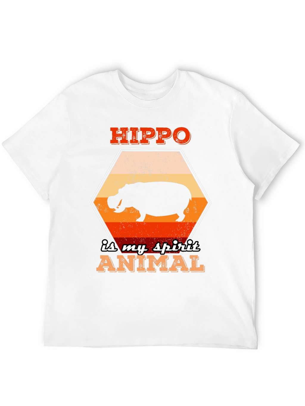Hippo Spirit Animal Graphic T-Shirt - Unisex
