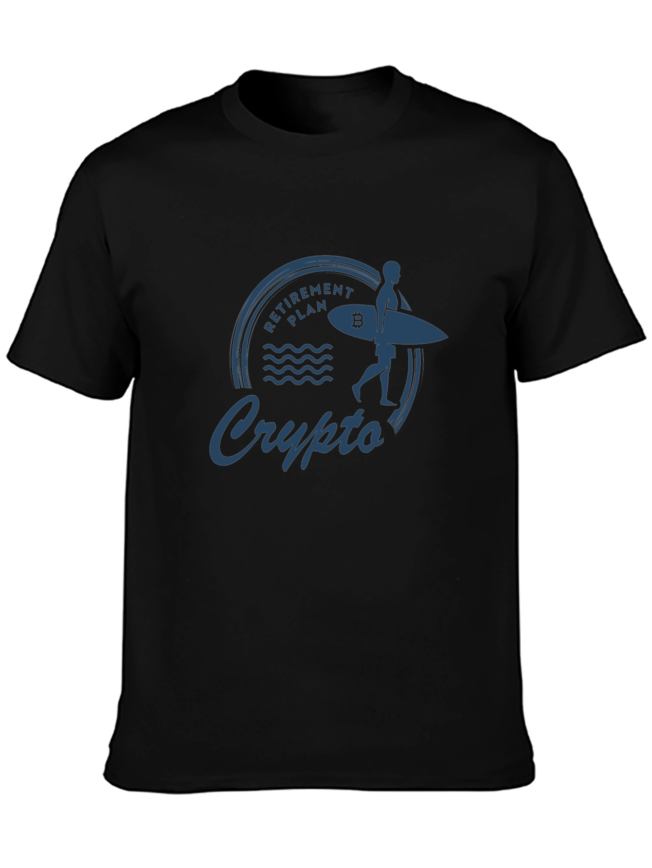 Crypto Retirement Plan Graphic T-Shirt