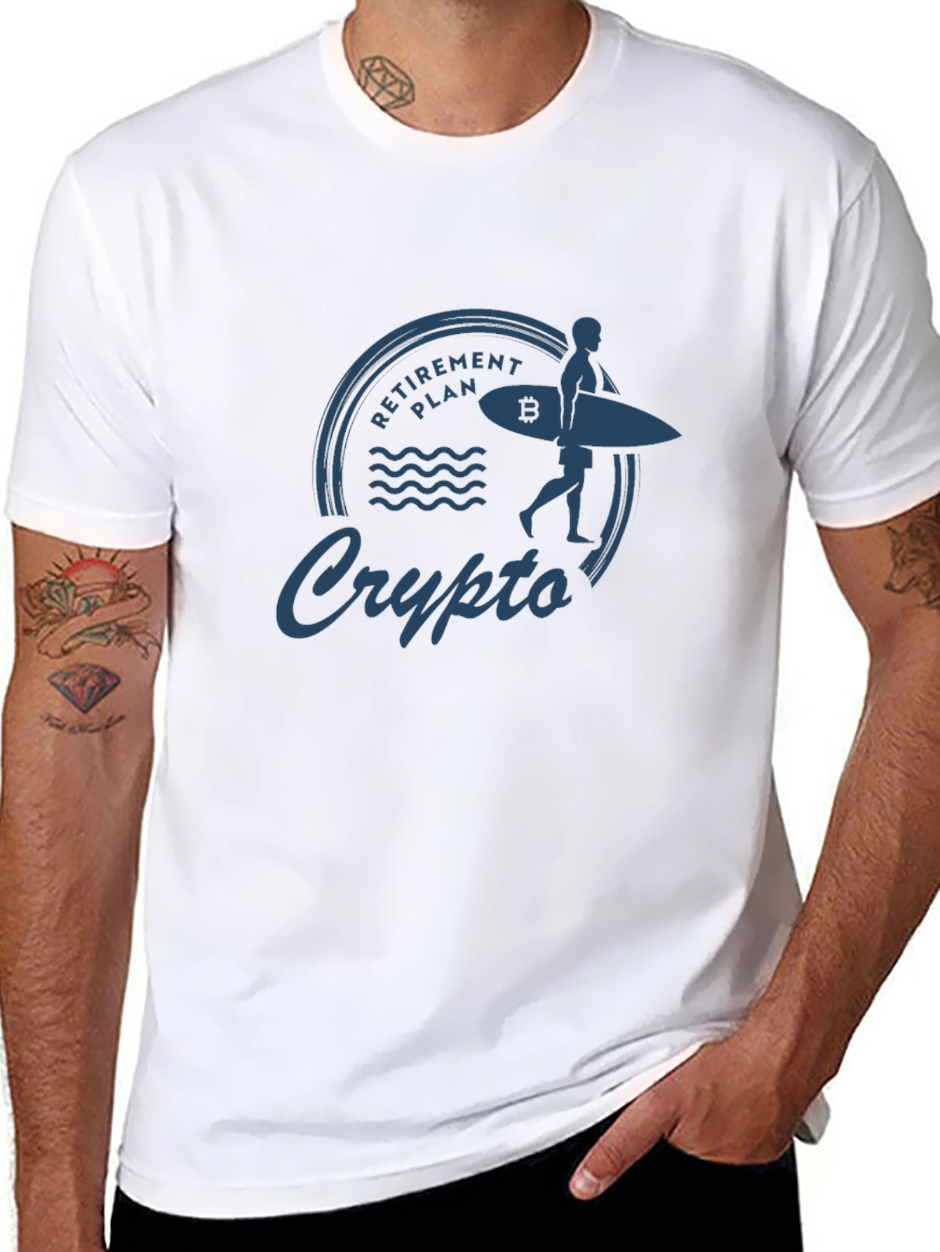 Crypto Retirement Plan Graphic T-Shirt