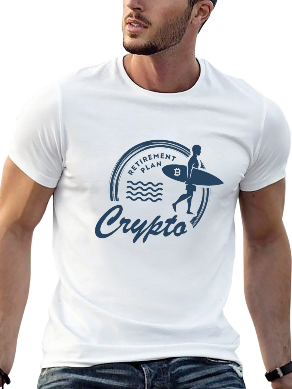 Crypto Retirement Plan Graphic T-Shirt