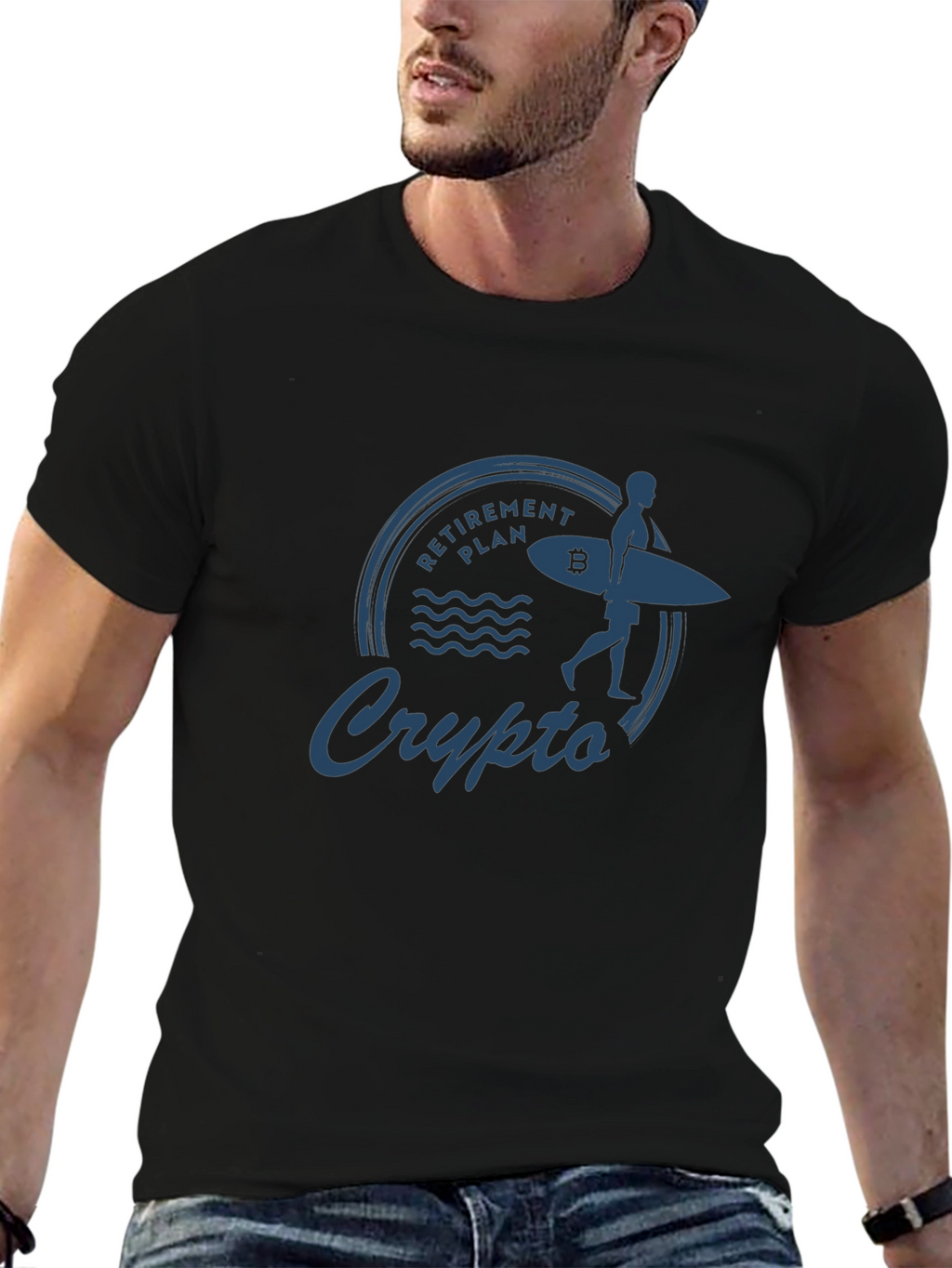 Crypto Retirement Plan Graphic T-Shirt