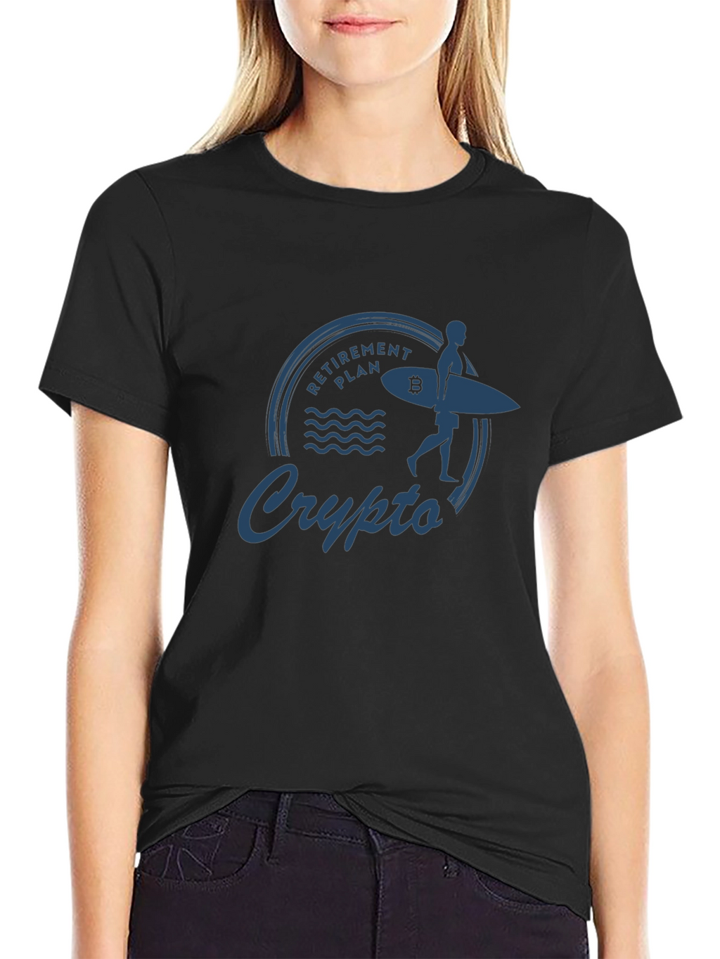 Crypto Retirement Plan Graphic T-Shirt
