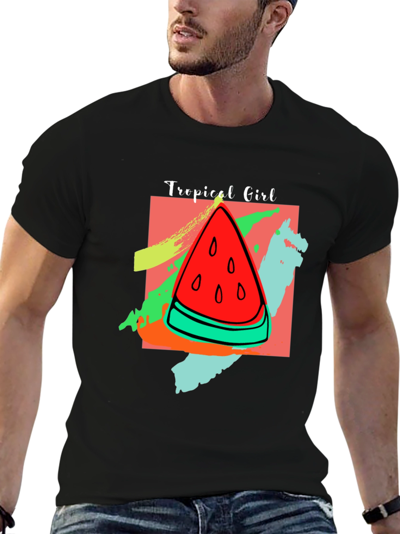 Tropical Girl Watermelon T-Shirt