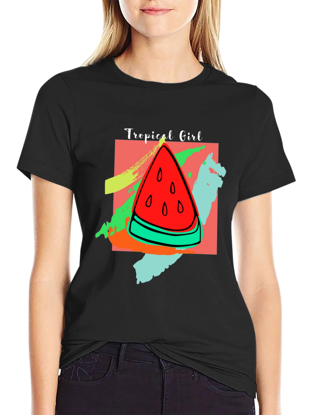 Tropical Girl Watermelon T-Shirt