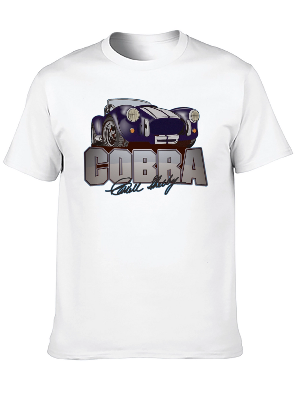 Cobra Car Graphic T-Shirt - Mens Black Tee