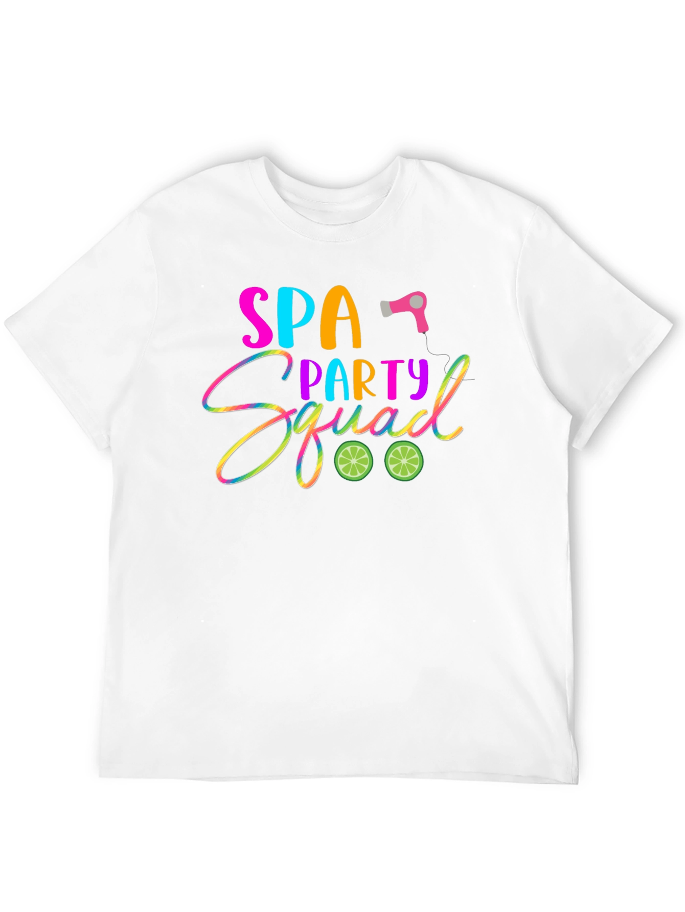 Spa Party Squad T-Shirt: Fun & Vibrant Design