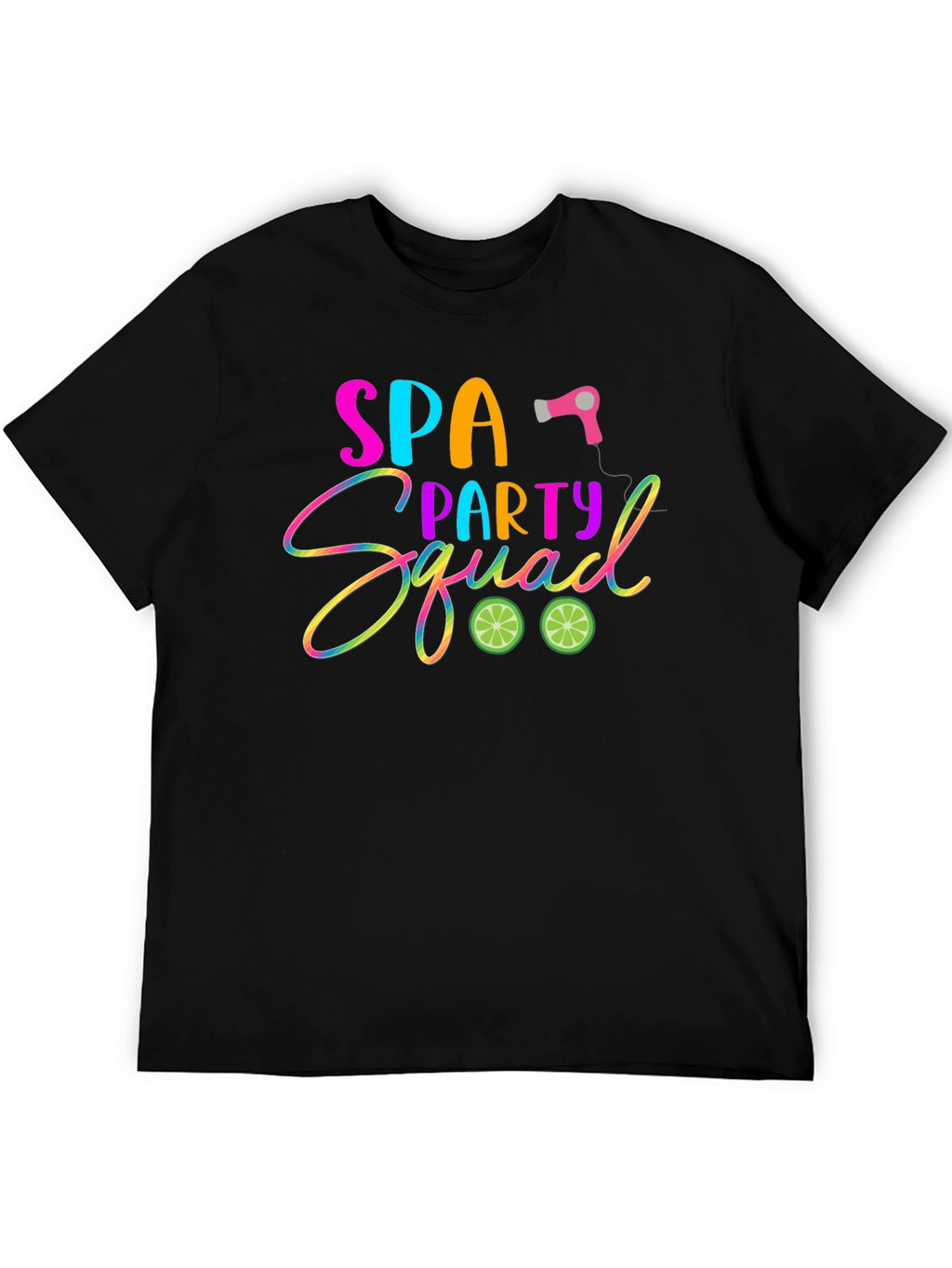 Spa Party Squad T-Shirt: Fun & Vibrant Design