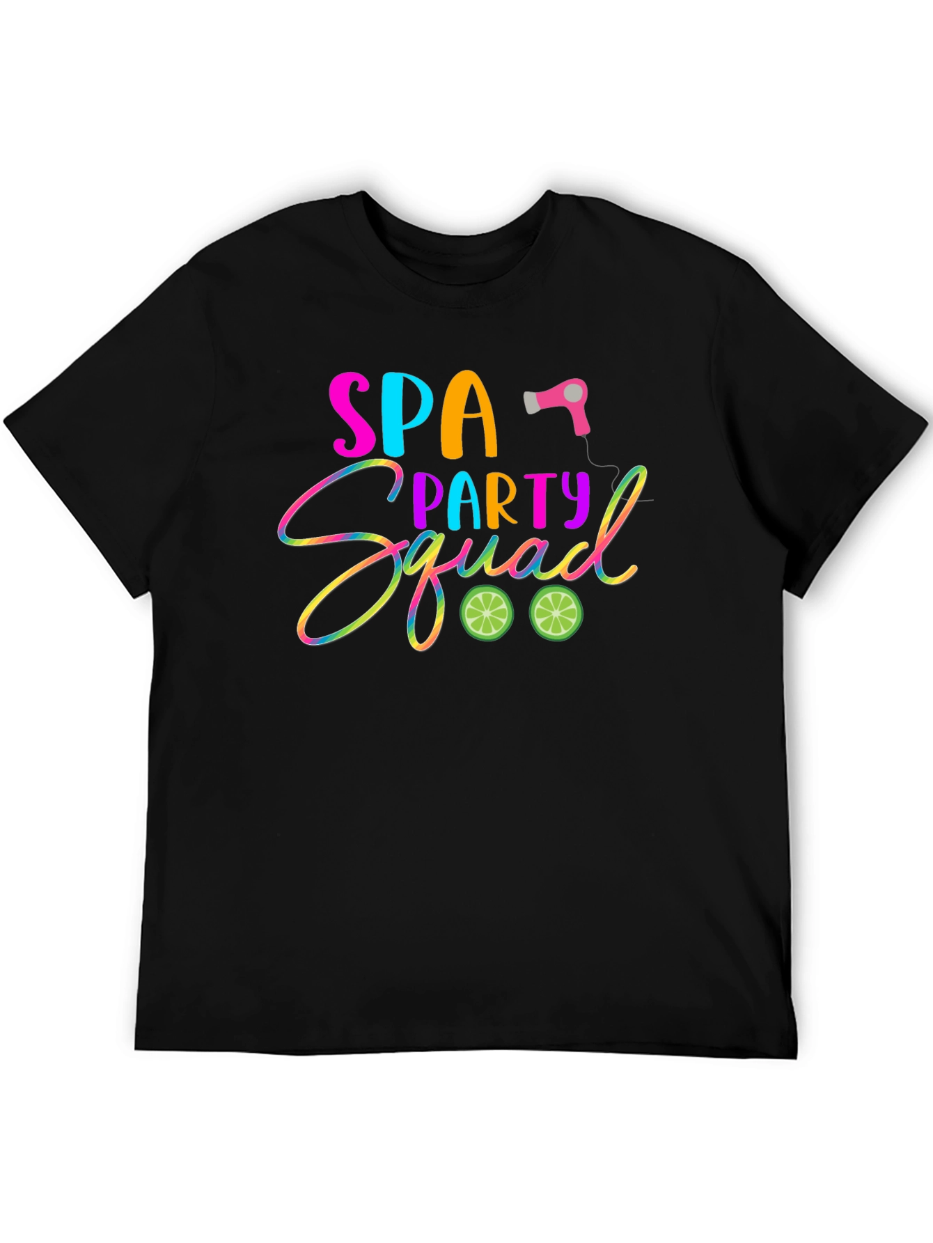 Spa Party Squad T-Shirt: Fun & Vibrant Design