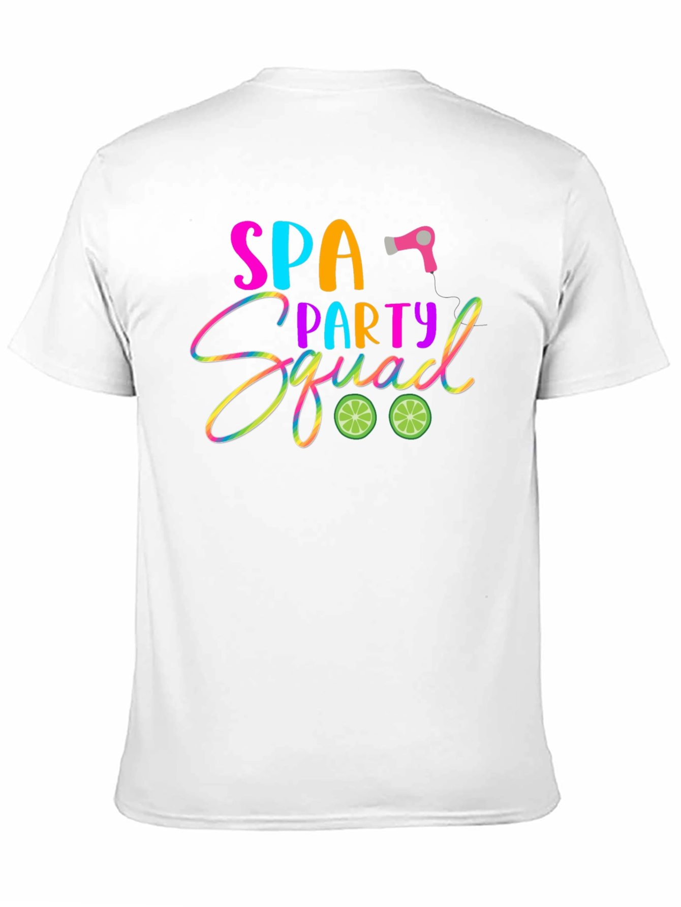 Spa Party Squad T-Shirt: Fun & Vibrant Design