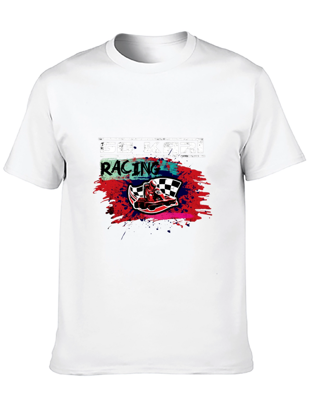Go Kart Racing Graphic Tee - Black