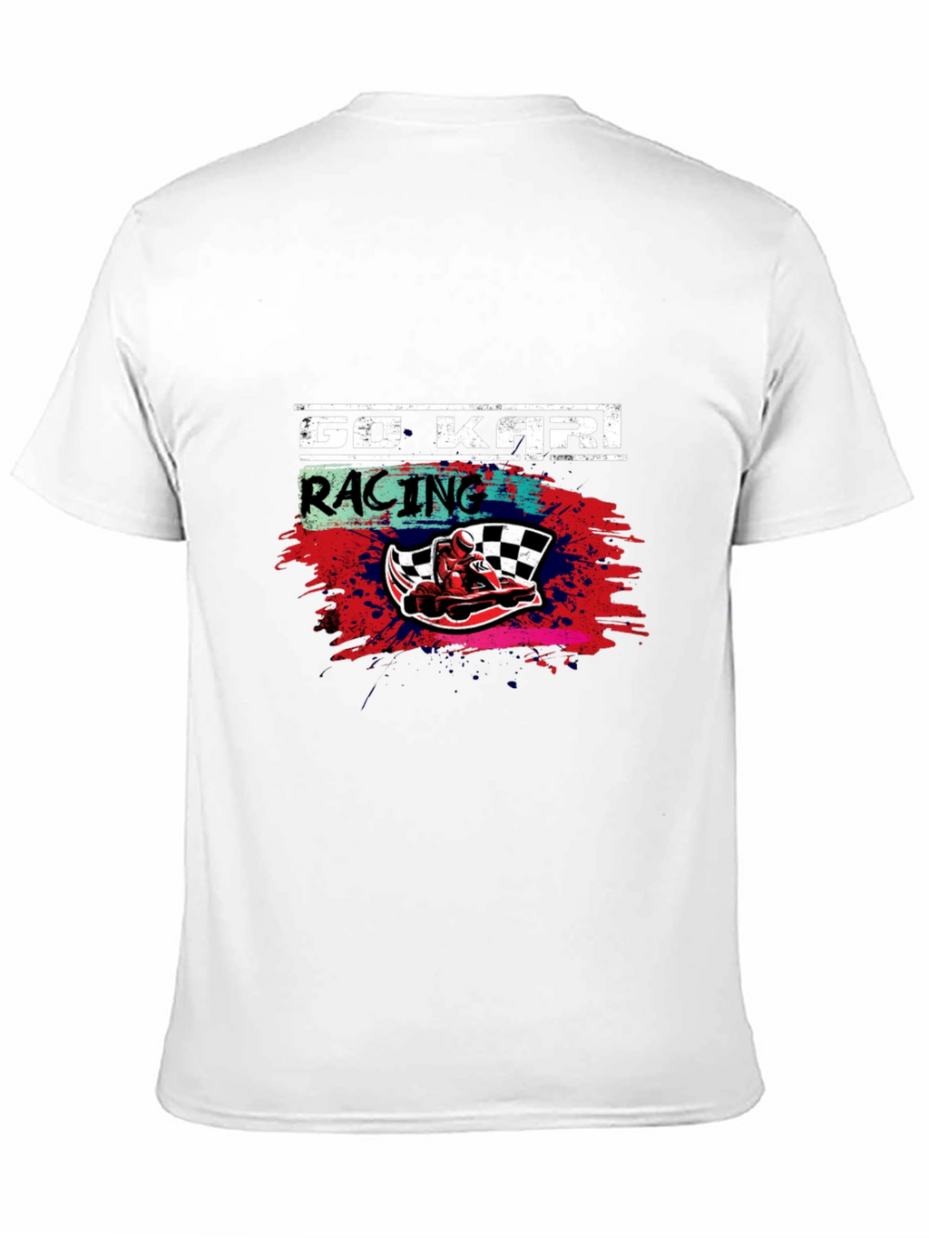 Go Kart Racing Graphic Tee - Black