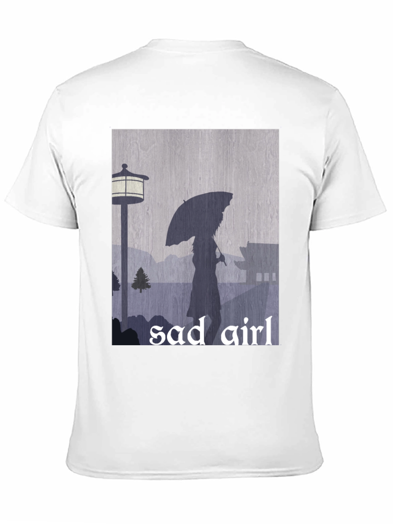 Sad Girl Graphic Tee - Moody Aesthetic T-Shirt