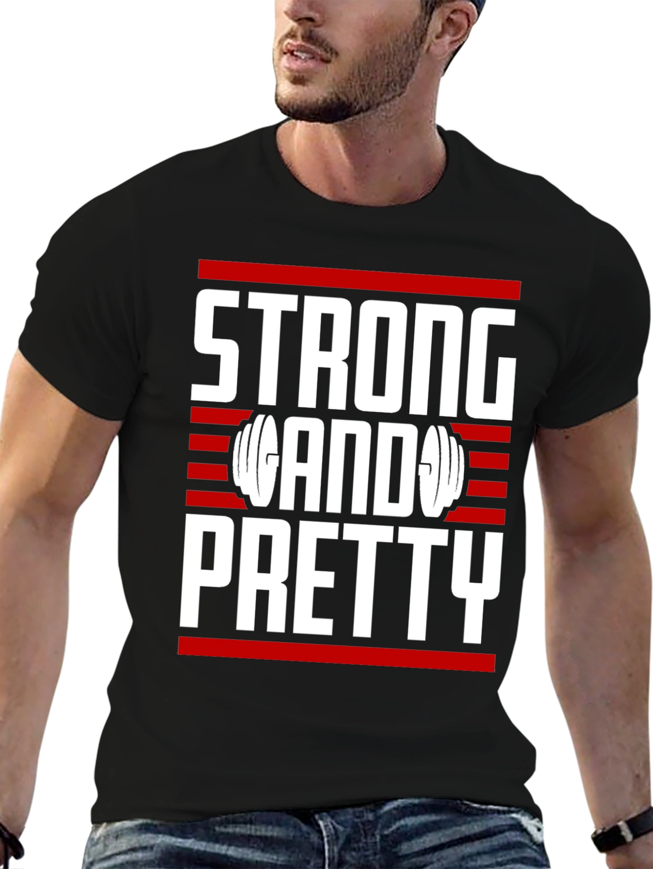 Strong & Pretty T-Shirt - Gym Motivation
