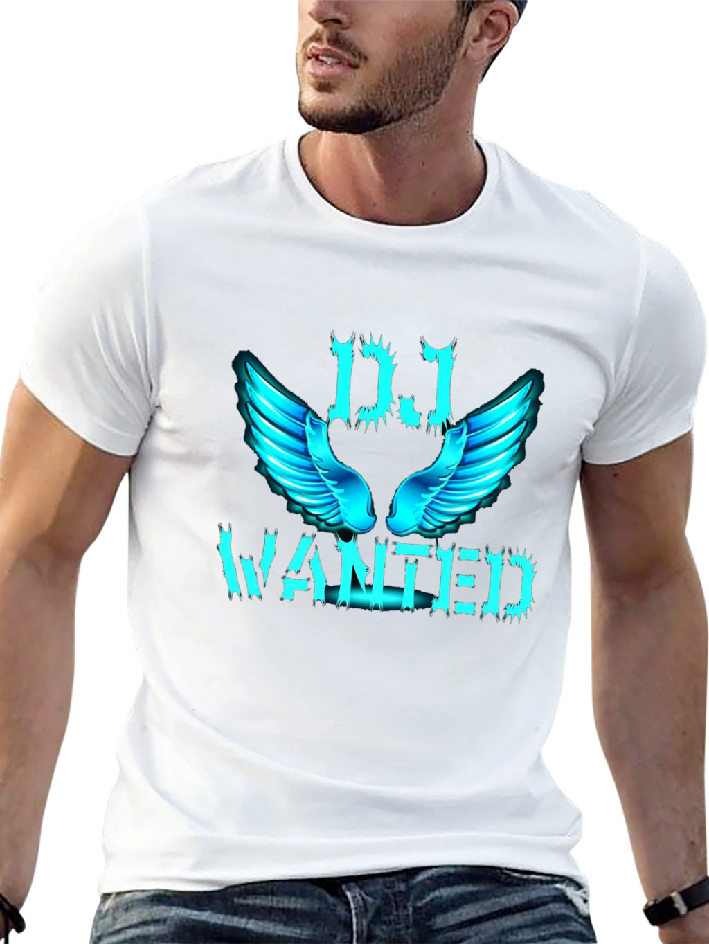 DJ Wanted Graphic T-Shirt