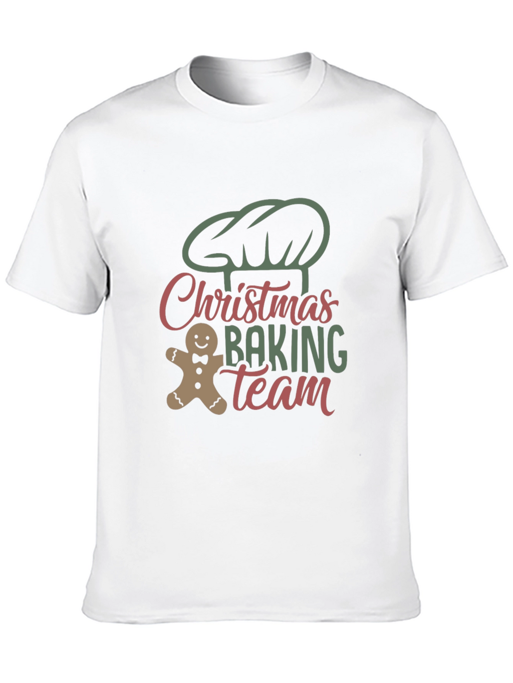 Christmas Baking Team Black T-Shirt