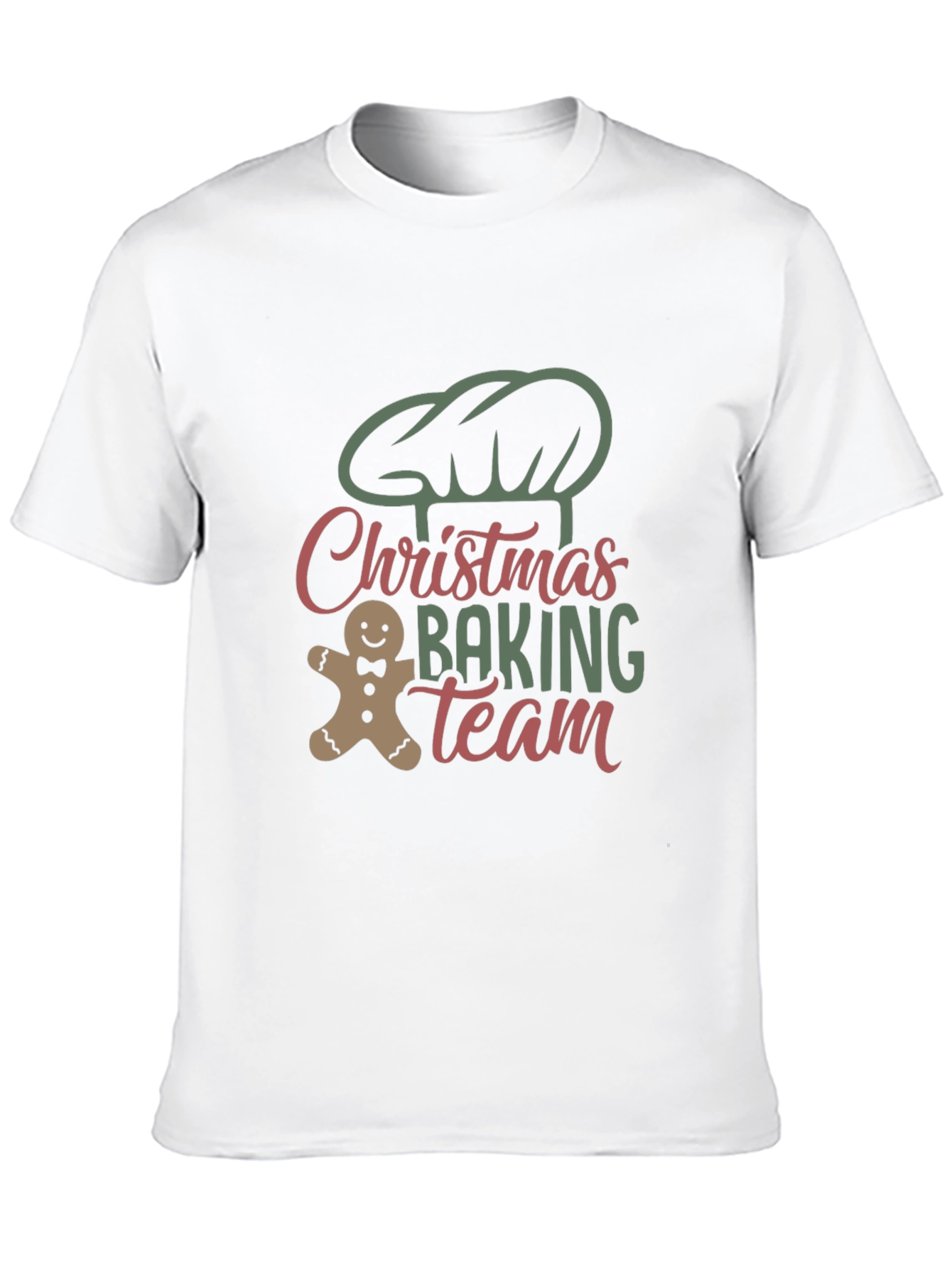 Christmas Baking Team Black T-Shirt