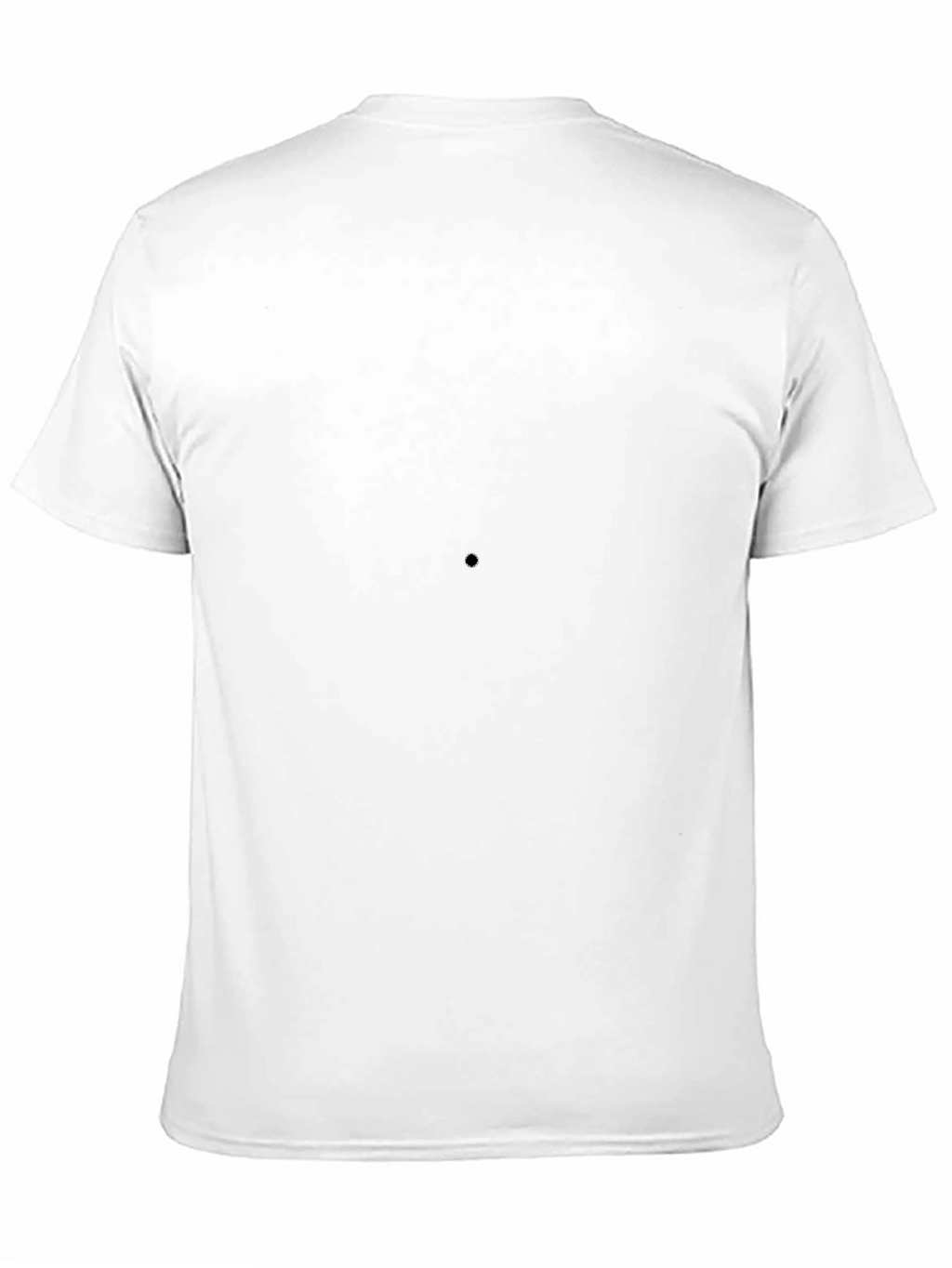 Mens Solid Black Crew Neck T-Shirt