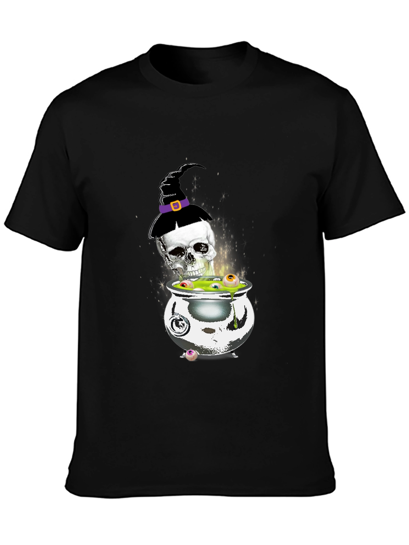 Halloween Skull Cauldron T-Shirt