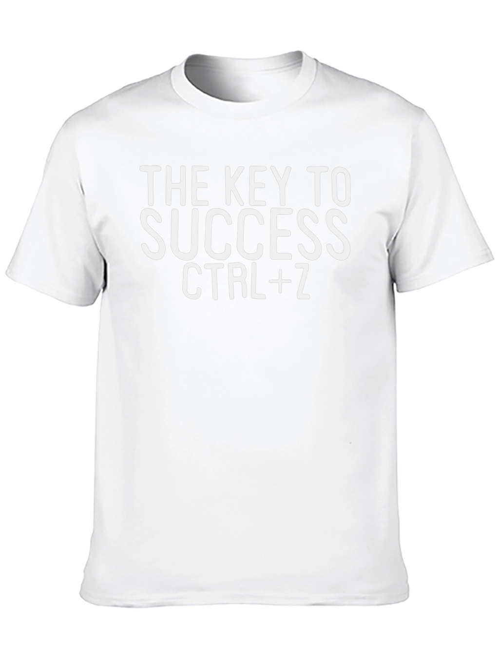 Key to Success CTRL+Z Black T-Shirt