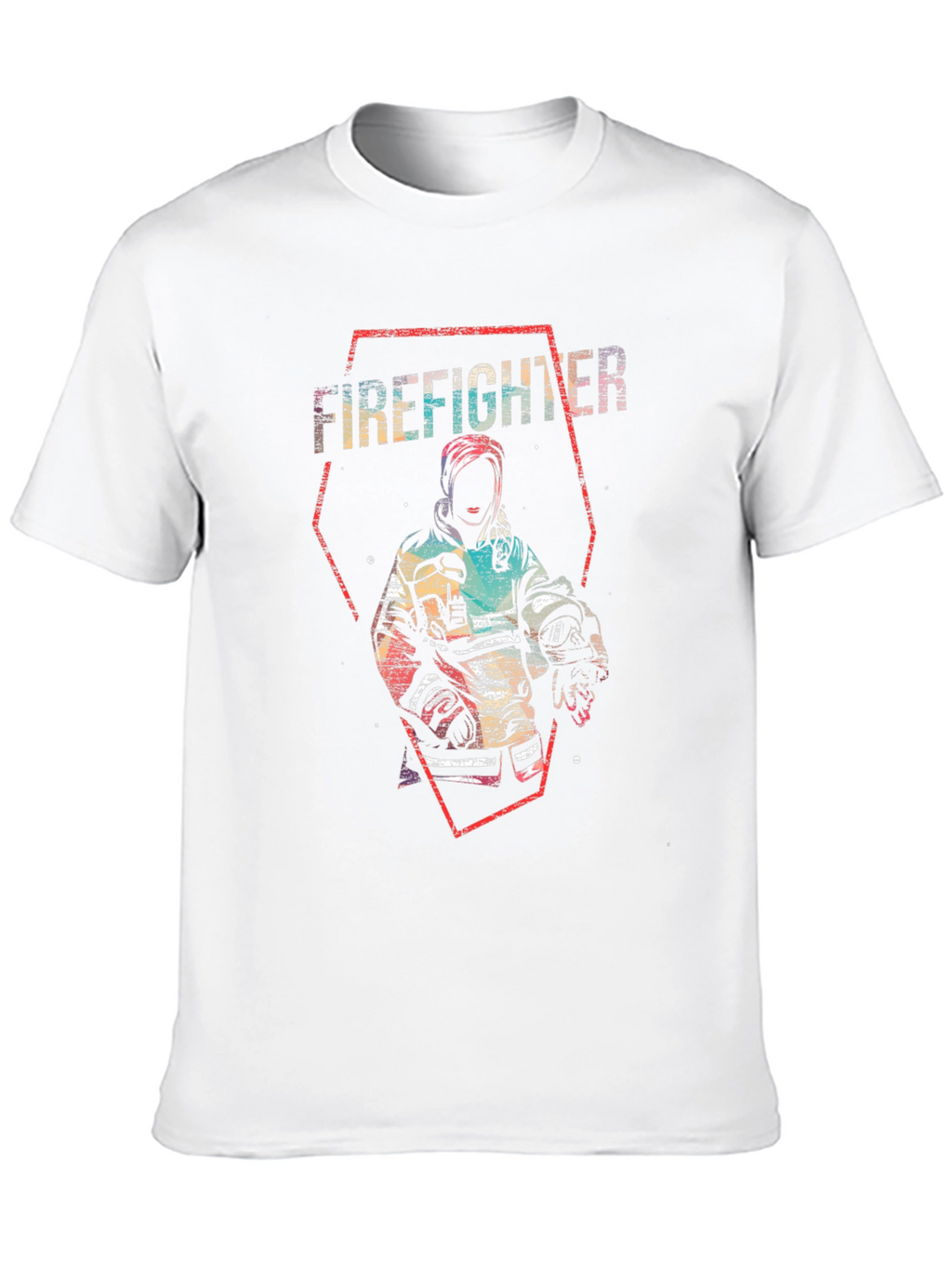 Firefighter Graphic T-Shirt - Black