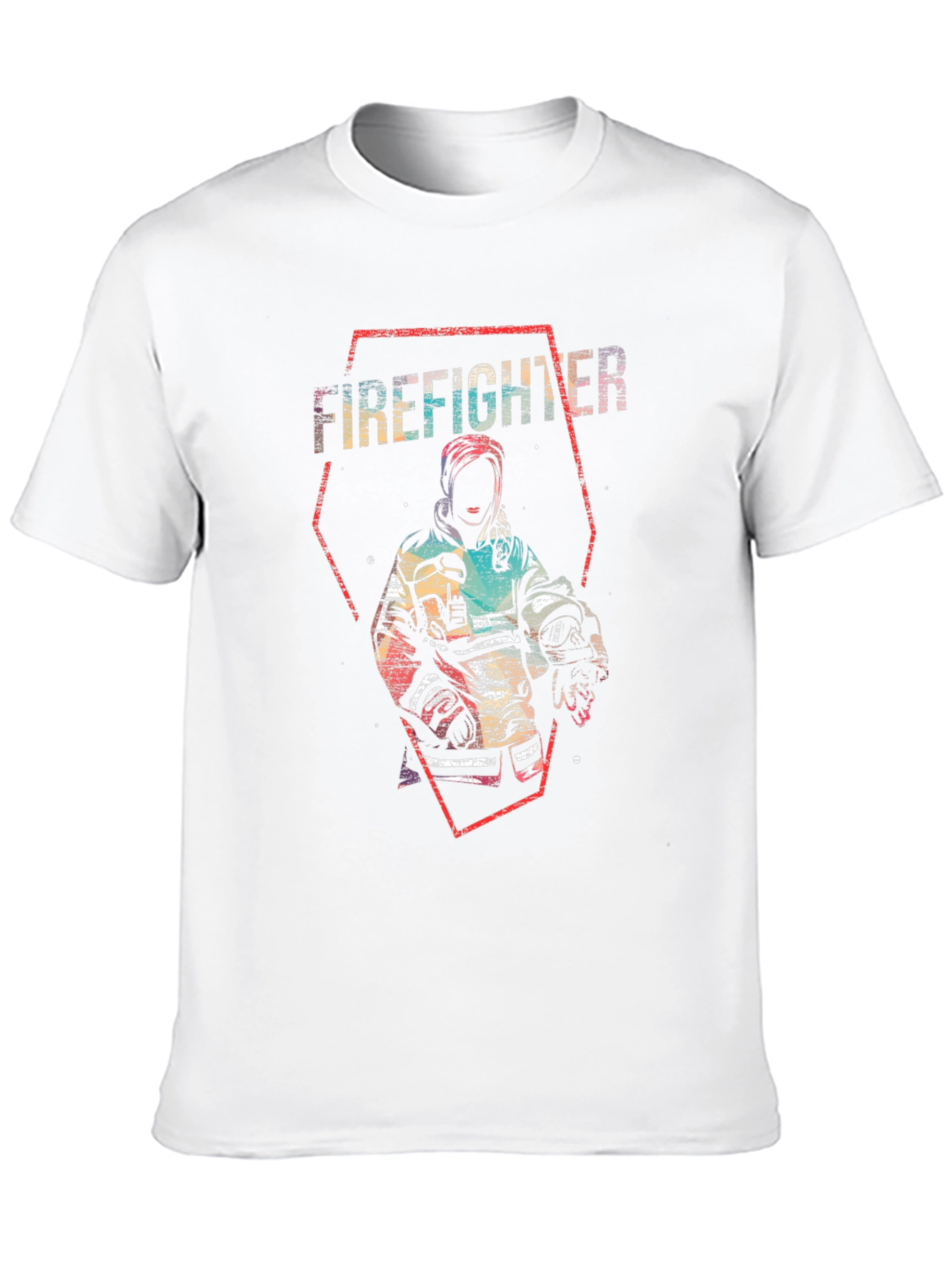 Firefighter Graphic T-Shirt - Black