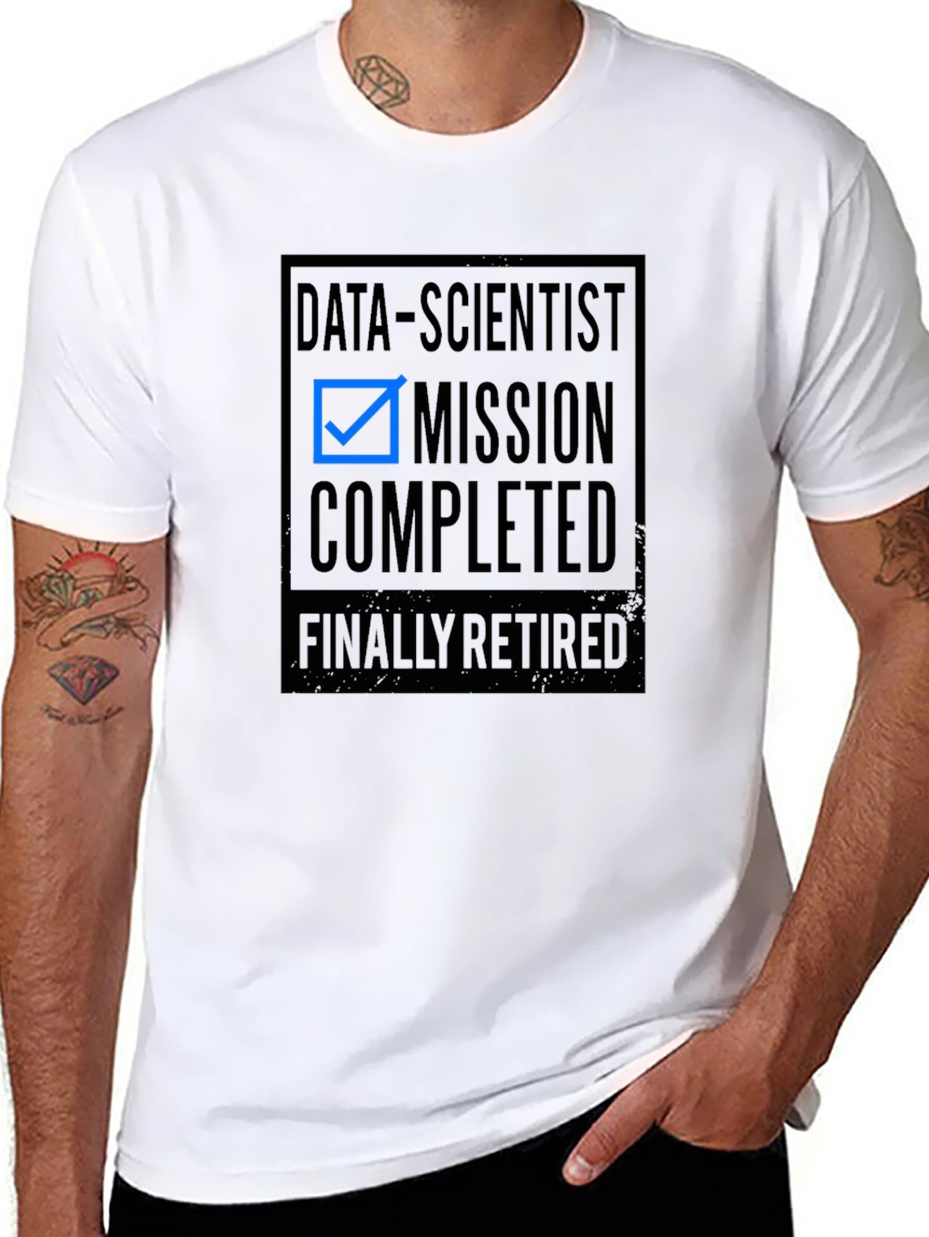 Data Scientist Mission Completed Retired T-Shirt