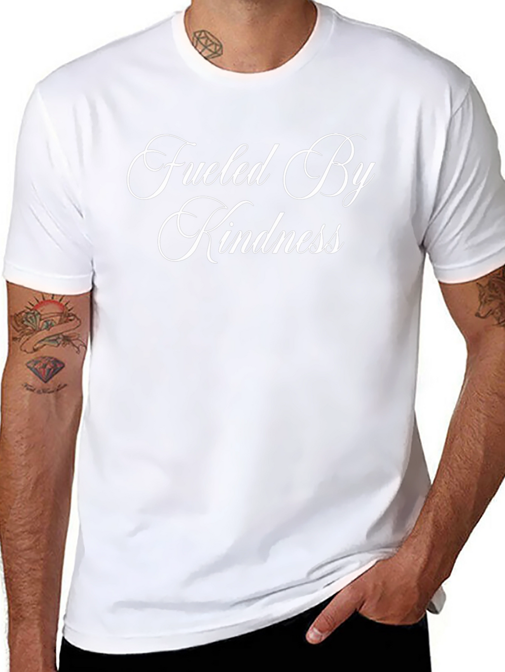 Fueled by Kindness Graphic T-Shirt - Black