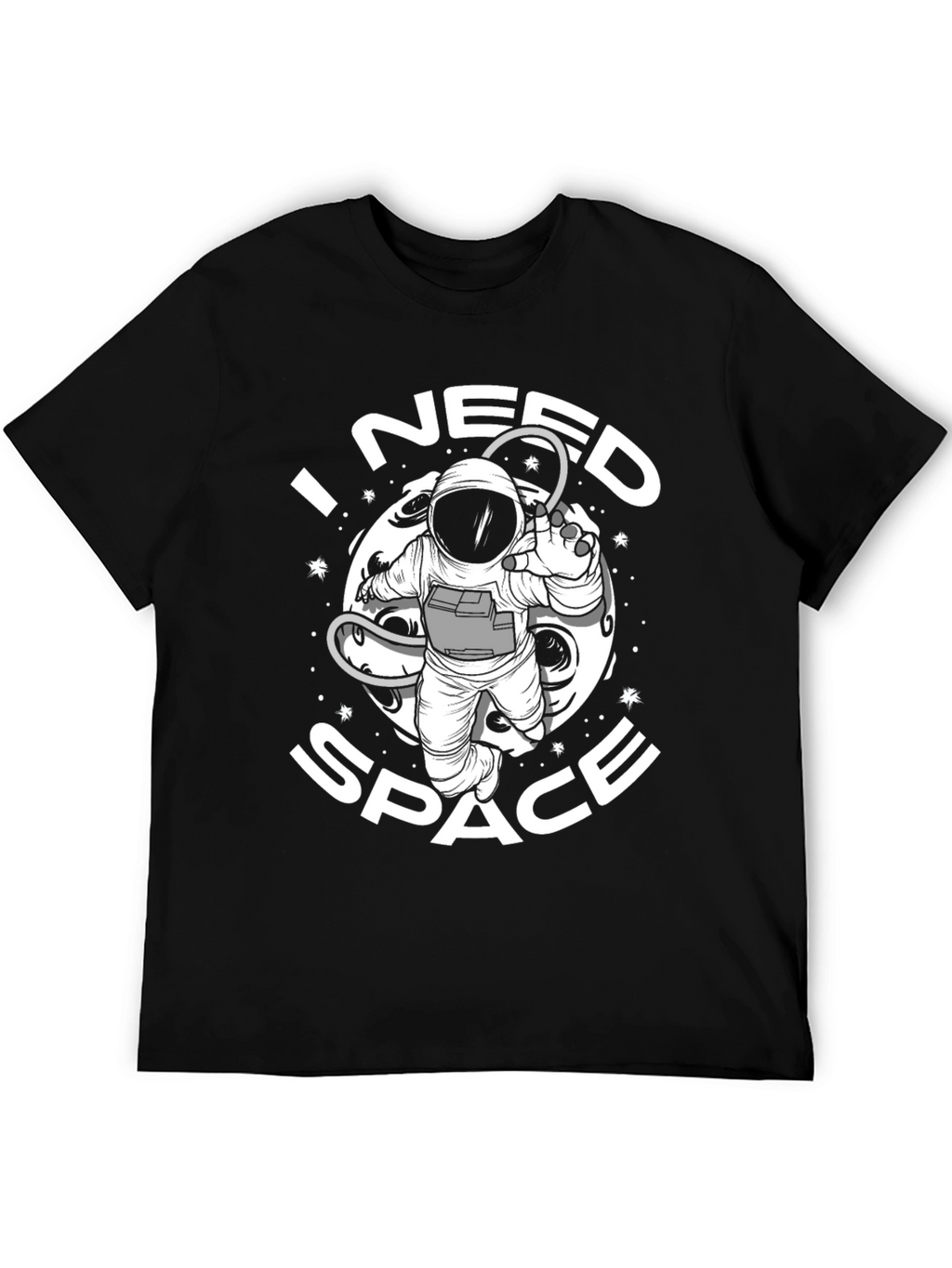 I Need Space T-Shirt - Astronaut Graphic Tee