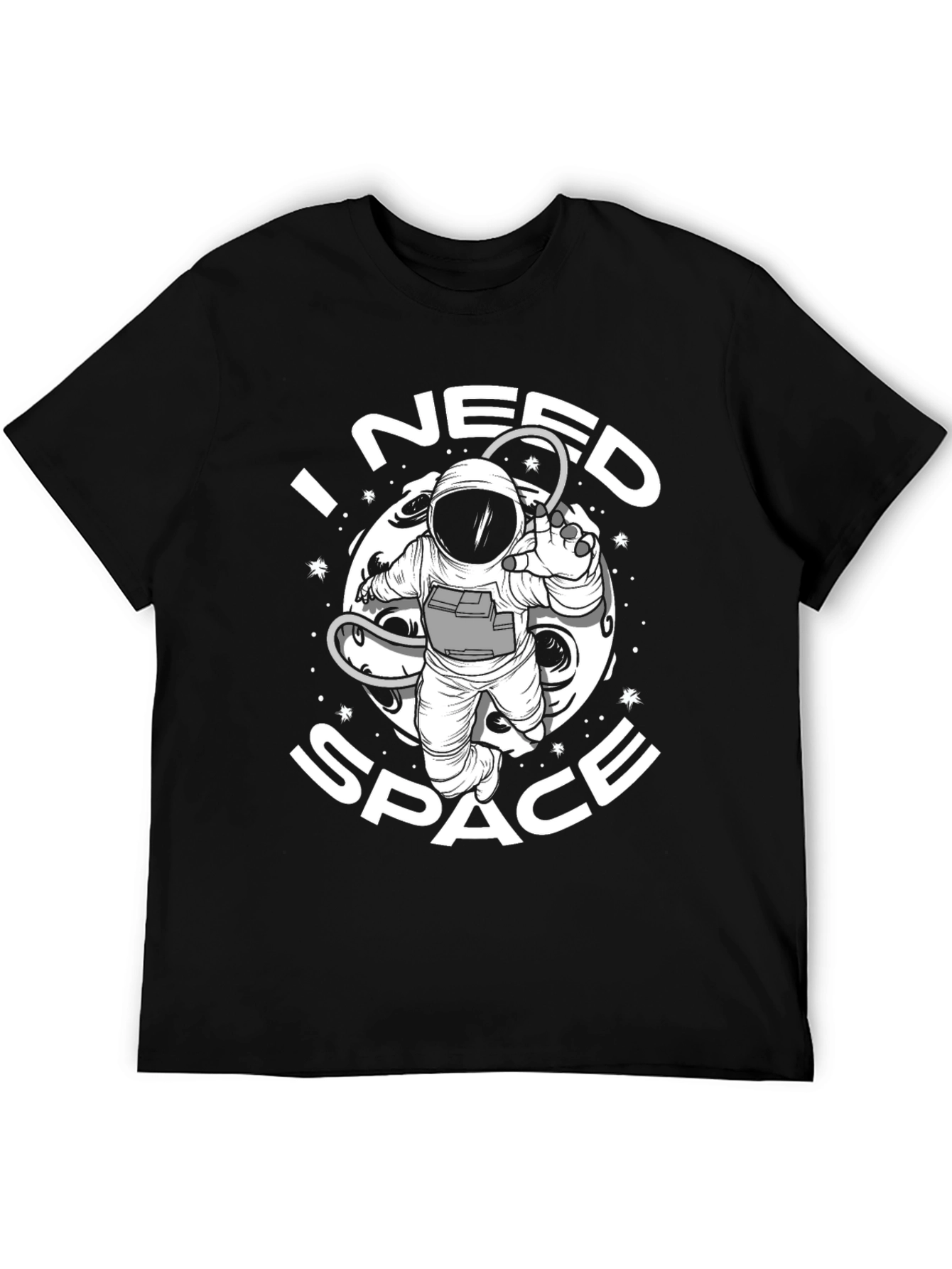 I Need Space T-Shirt - Astronaut Graphic Tee