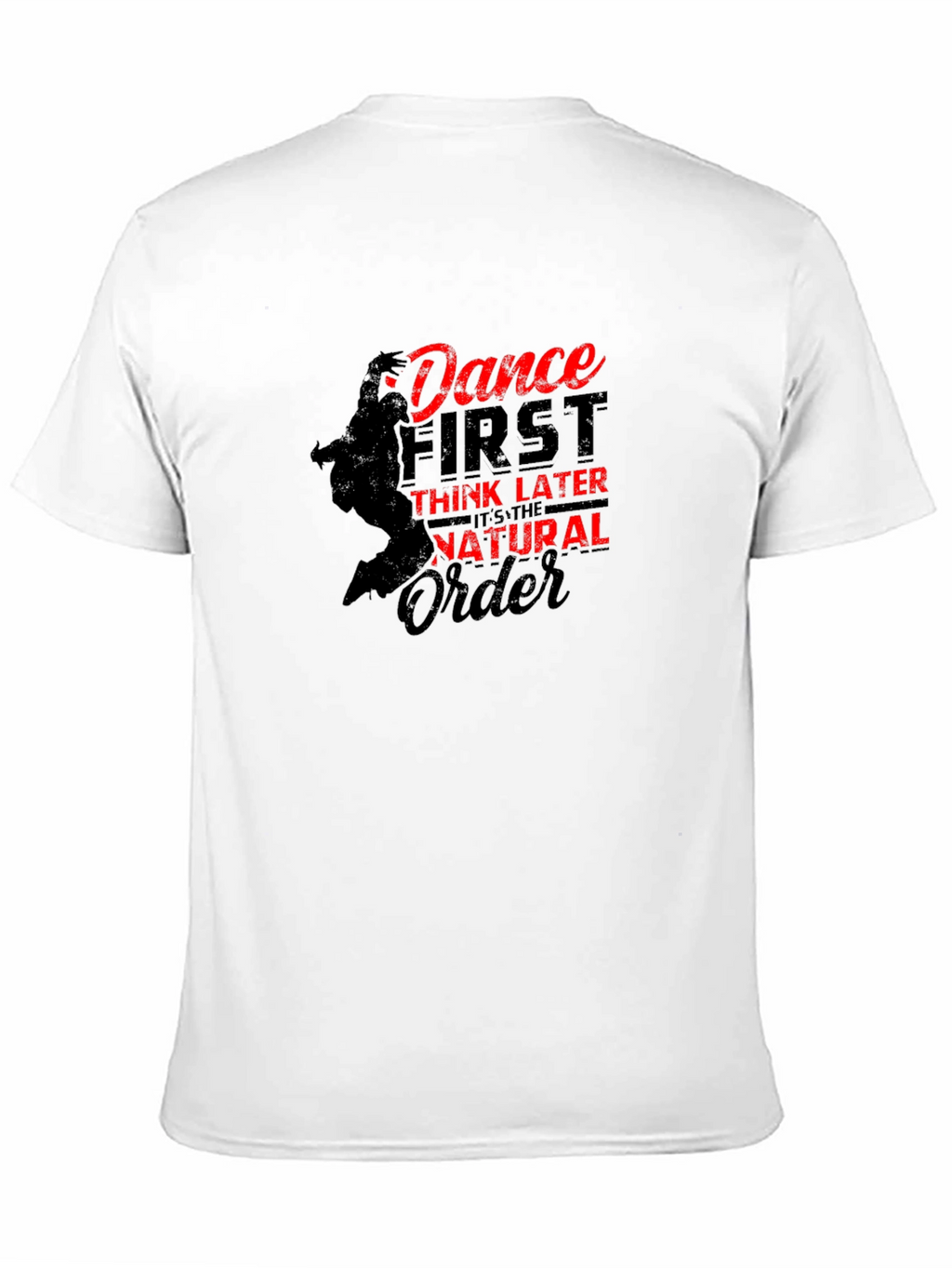 Dance First T-Shirt - Black Graphic Tee