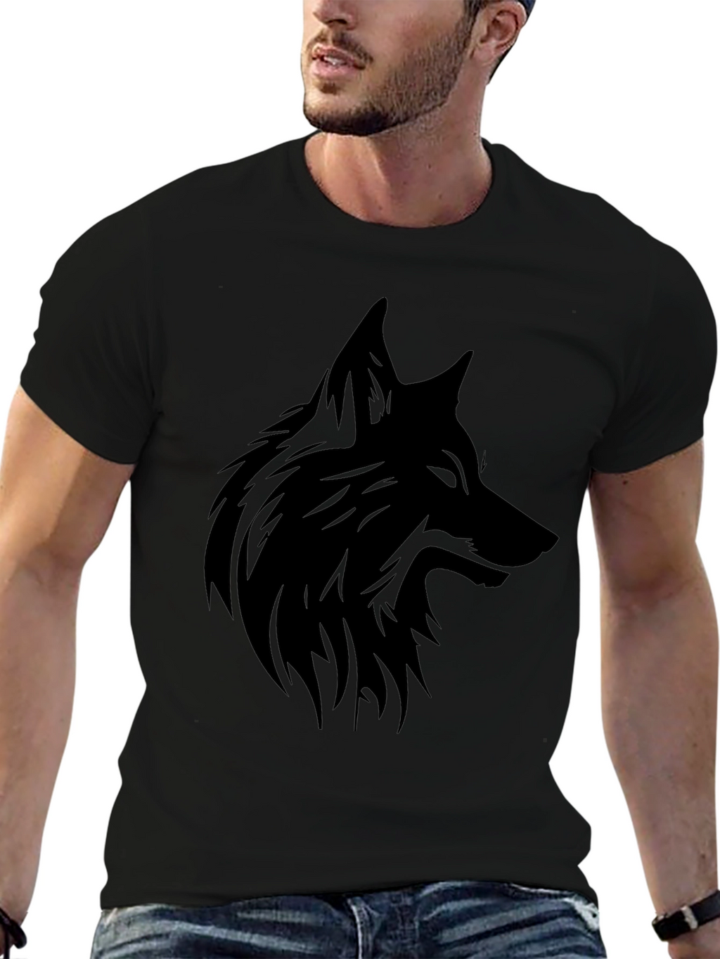 Black Wolf Graphic Tee