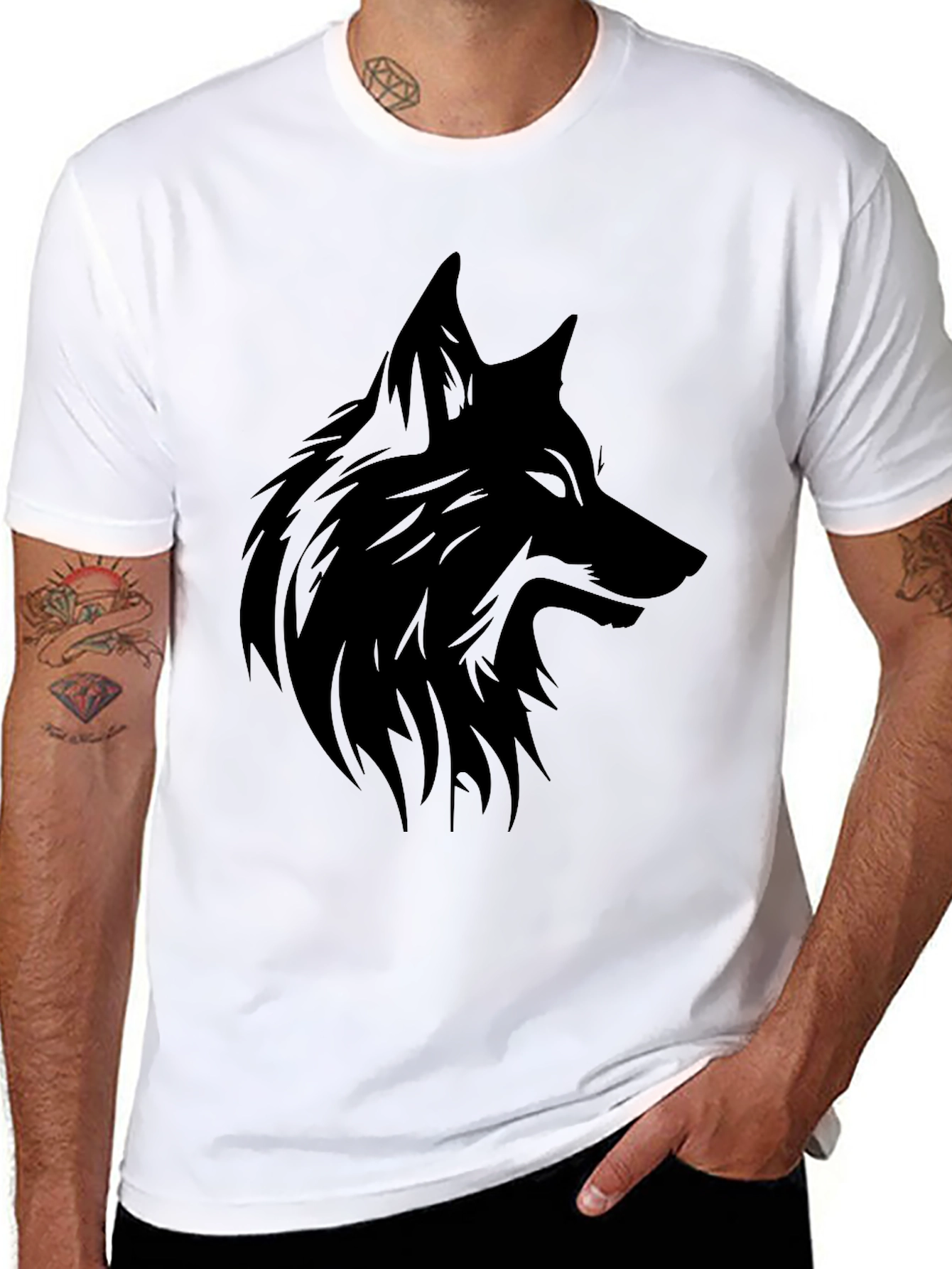 Black Wolf Graphic Tee