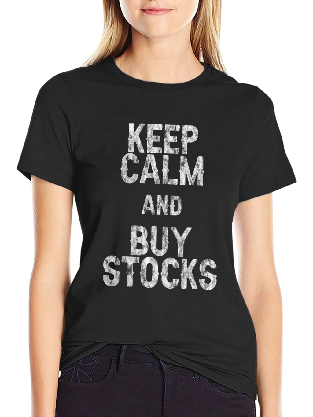 Keep Calm & Buy Stocks Graphic T-Shirt