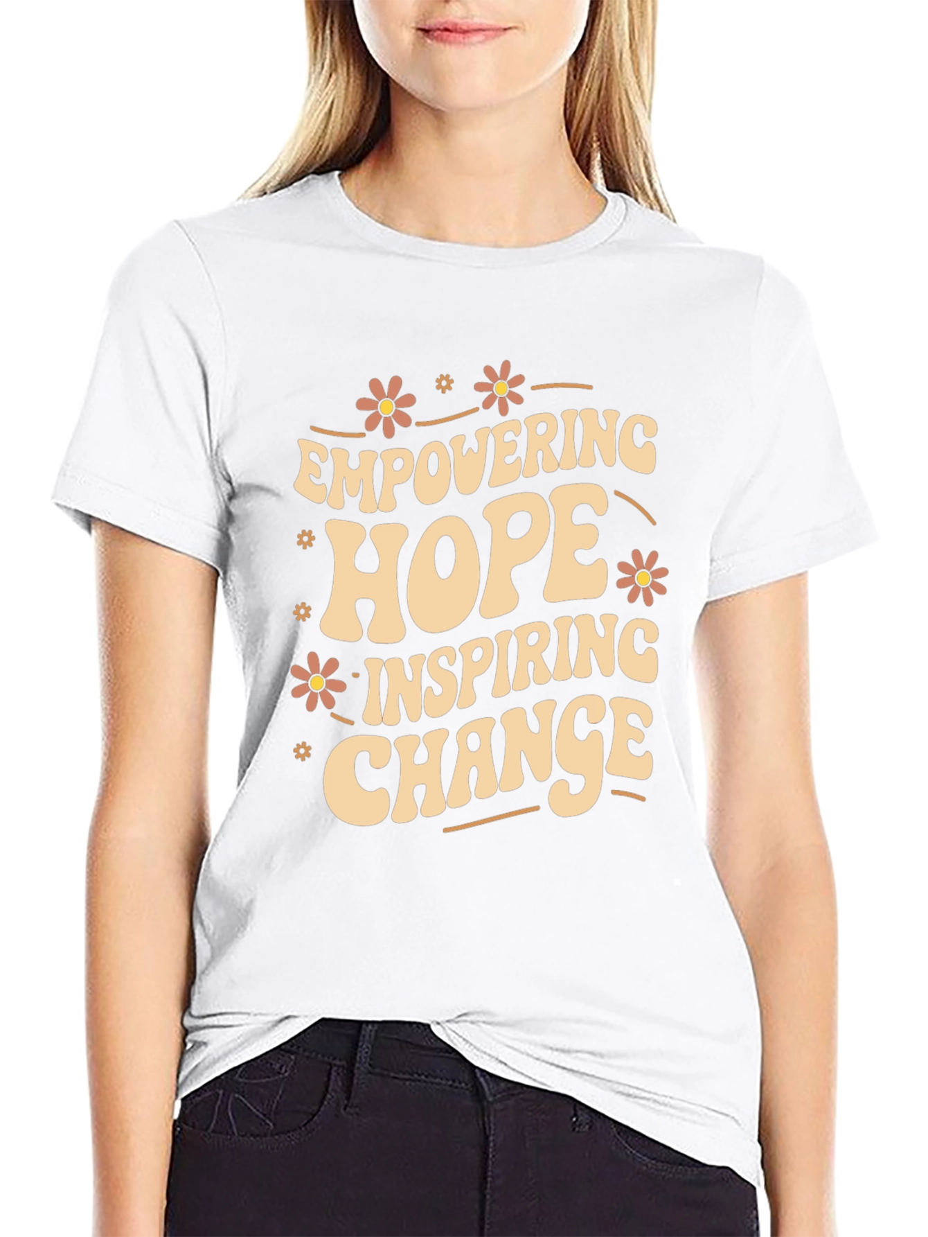 Empowering Hope Inspiring Change Graphic Tee