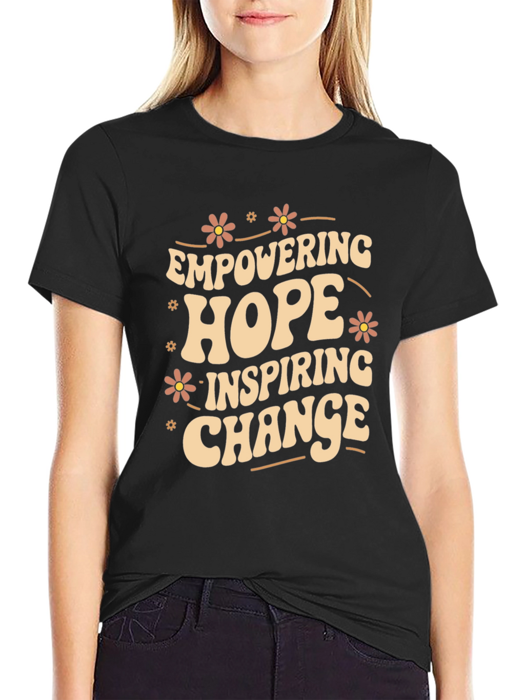 Empowering Hope Inspiring Change Graphic Tee