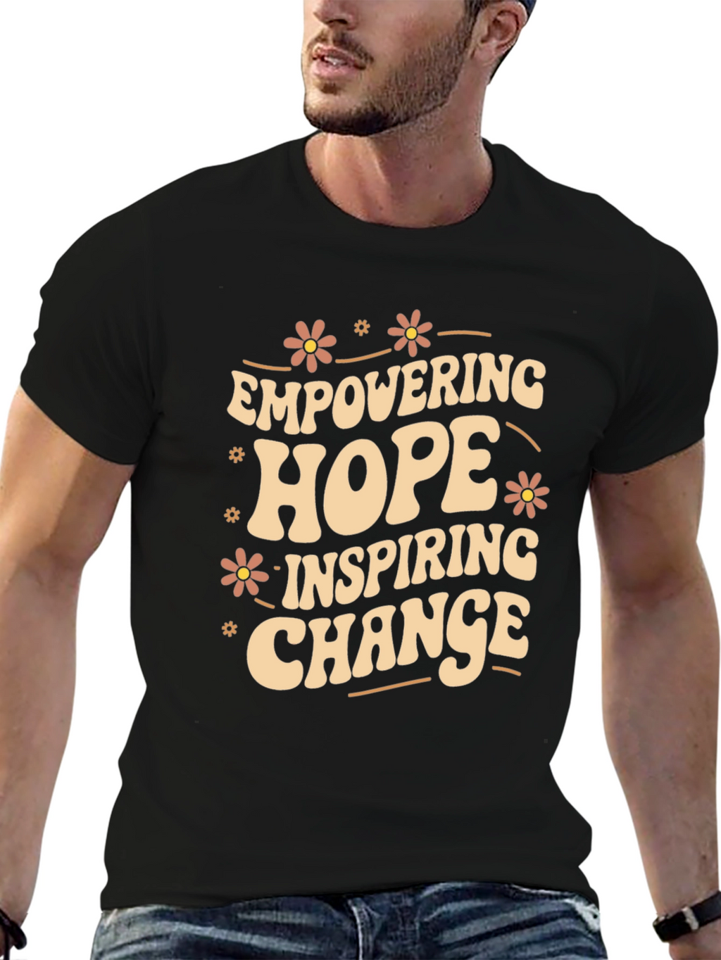 Empowering Hope Inspiring Change Graphic Tee
