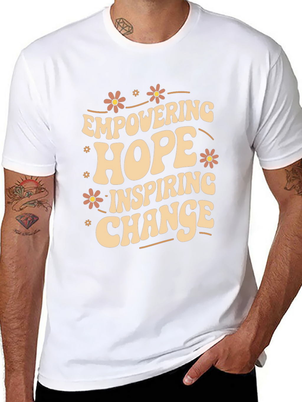 Empowering Hope Inspiring Change Graphic Tee