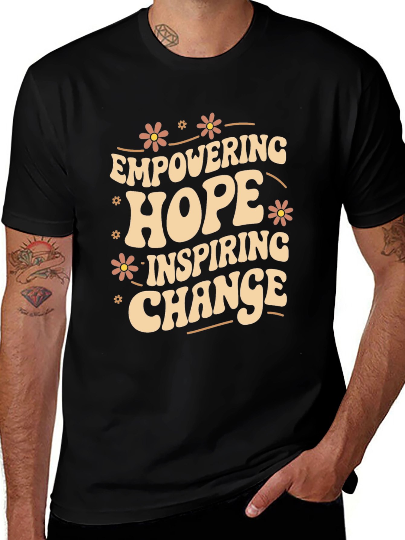 Empowering Hope Inspiring Change Graphic Tee