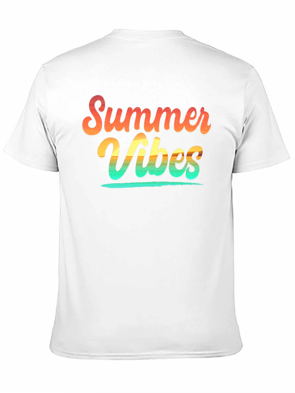 Summer Vibes Graphic Tee - Soft Cotton Black T-Shirt