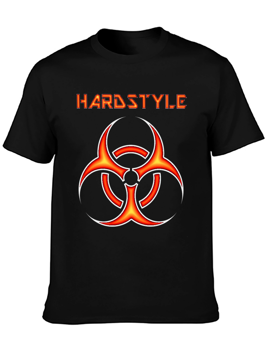 Hardstyle Biohazard Graphic Print T-Shirt