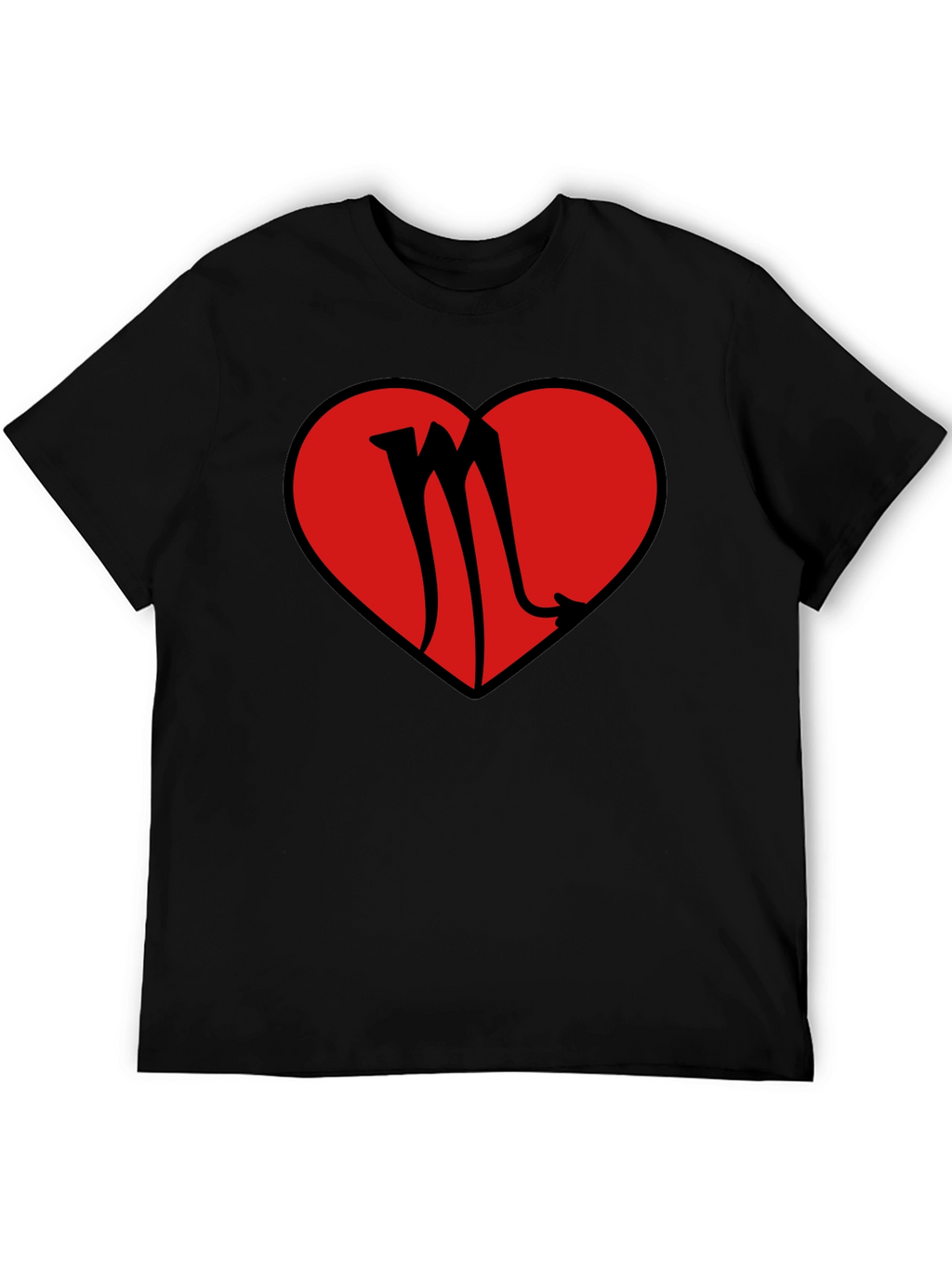 Scorpio Heart Graphic T-Shirt