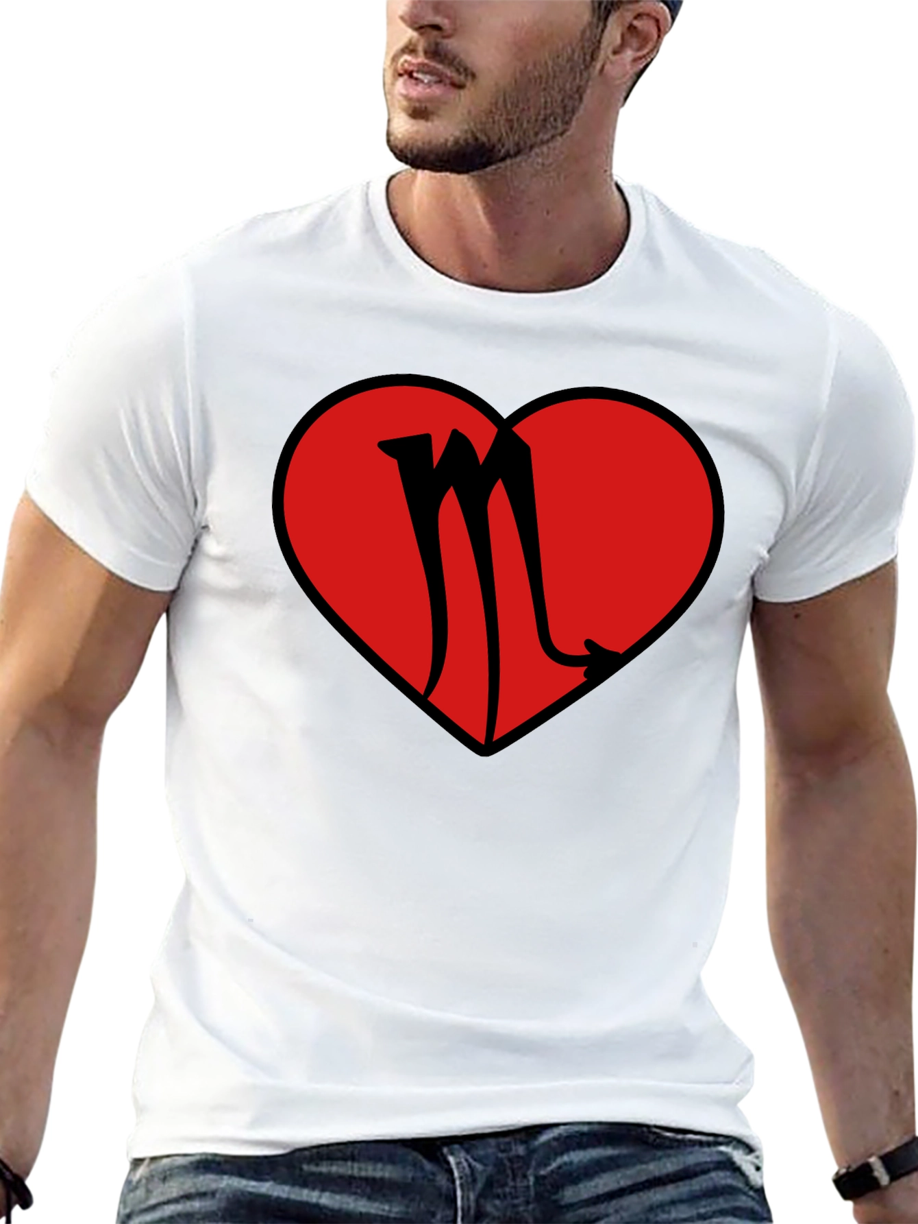 Scorpio Heart Graphic T-Shirt